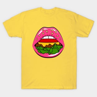 Burger Lips T-Shirt